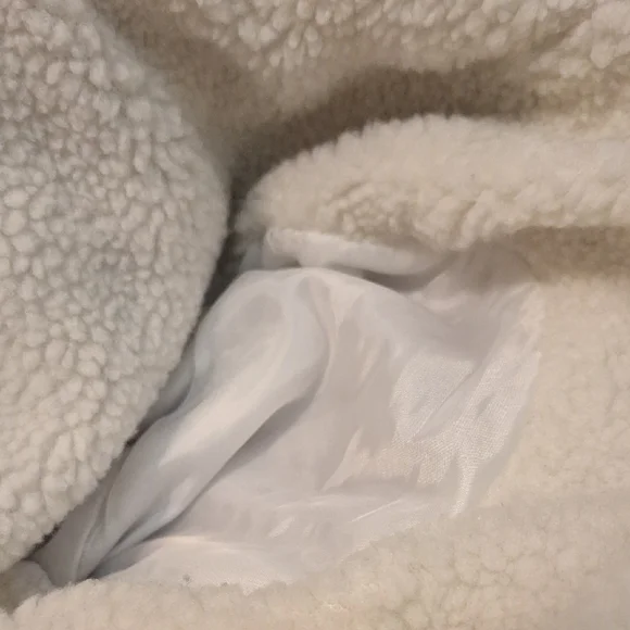 3/$20-Brown Corduroy Jacket, Cropped, Sherpa Collar And Lining, 12, NWOT - Picture 12 of 14